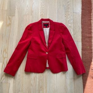 J Crew Red Blazer